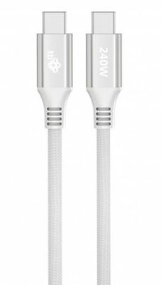 Cable USB C - USB C 1m 240W white