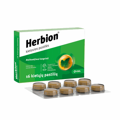 Herbion 35 mg kietosios pastilės N16
