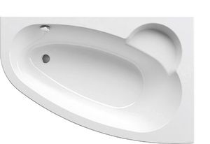 Akrilinė asimetriška vonia Ravak Asymmetric, 160x105 R
