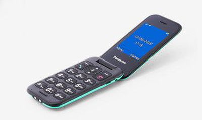 Panasonic KX-TU400 Easy Use Mobile Phone, Tourqoise