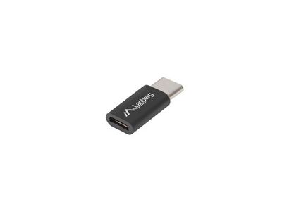 Lanberg Adapter USB CM - micro USB BF 2.0 black