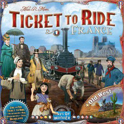 Ticket to Ride Map Collection 6: France  and  Old West