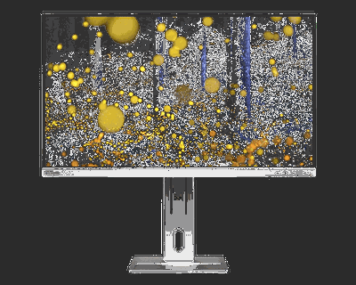 Monitorius Lenovo ThinkVision E27q-20 27 ", IPS, QHD, 16:9, 4 ms, 350 cd/m², Raven Black, 75 Hz, DisplayPorts quantity 1, 2560 x 1440, HDMI ports quan