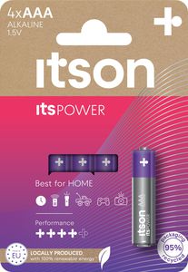 itson itsPOWER battery Alkaline LR03IPO/4CP