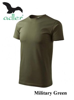 Marškinėliai ADLER Basic 129 military green XXXL