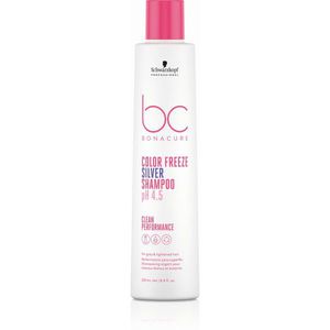 Schwarzkopf Professional BC Color Freeze Silver Shampoo Sidabro atspalvį suteikiantis šampūnas, 250ml