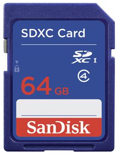 SanDisk SDXC Card 64GB SDSDB-064G-B35