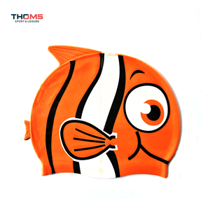 Silikoninė Plaukimo Kepuraitė THOMS Fish Orange