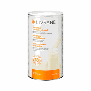 Livsane vanilės skonio baltyminis kokteilis milteliais 450 g