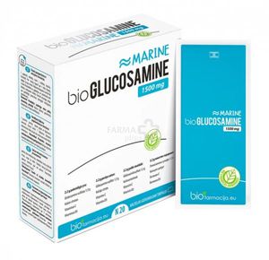 Maisto papildas bioGLUCOSAMINE MARINE 1500 mg milteliai N20