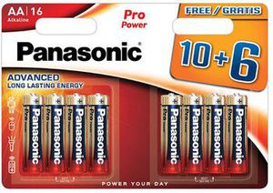 Panasonic Pro Power battery LR6PPG/16B 10+6pcs