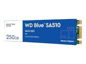 SSD|WESTERN DIGITAL|SA510|250GB|M.2|SATA 3.0|Write speed 440 MBytes/sec|Read speed 555 MBytes/sec|2.38mm|TBW 100 TB|MTBF 1750000 hours|WDS250G3B0B