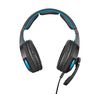 NOXO Pyre Black/Blue Wired Headset | 3.5mm