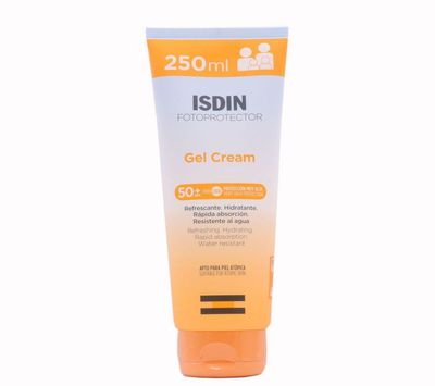 ISDIN Gel Cream apsauginis gelis-kremas nuo saulės kūnui SPF 50, 250ml