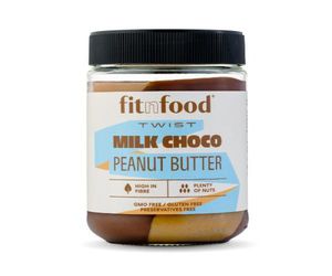 FITNFOOD Choco Peanut Butter Twist 350g  (Milk choco peanut)