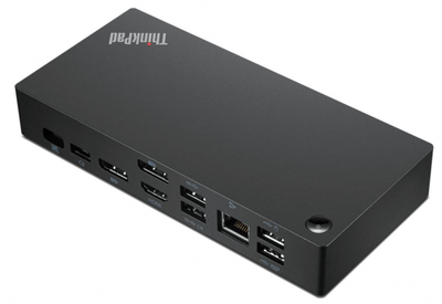 Lenovo ThinkPad Universal USB-C Dock (40AY0090EU) Jungčių stotelė, Juoda