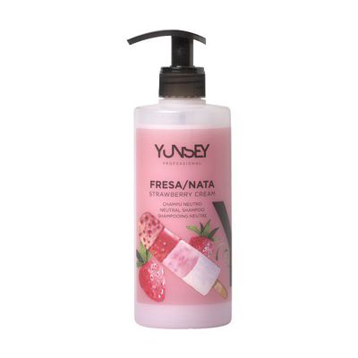 YUNSEY Strawberry Cream Neutral Shampoo Braškių ir ledų kvapo aromatinis šampūnas, 1000ml