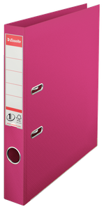 Segtuvas Esselte No.1 Power PP, A4, 50mm, tamsiai rožinės spalvos