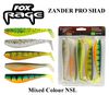 Guminukai Fox Rage Ultra UV Zander Pro Shads Mixed Colour NSL 10