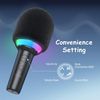 FIFINE AMPLISING E2 wireless karaoke microphone with RGB (Black)