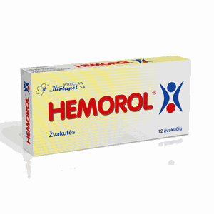Hemorol žvakutės N12