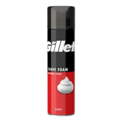 Gillette Shave Foam Original Skutimosi putos normaliai odai, 200ml