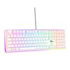 Royal Kludge RK918 RGB white wired mechanical keyboard | 100%, Brown switches, US