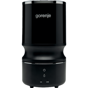 Gorenje | H08WB | Air Humidifier | Humidifier | 22 W | Water tank capacity 0.8 L | Suitable for rooms up to 15 m² | Ultrasonic technology | Black