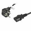 Lanberg Power cable CEE 7/7 - IEC 320 C13 VDE 1.8M black