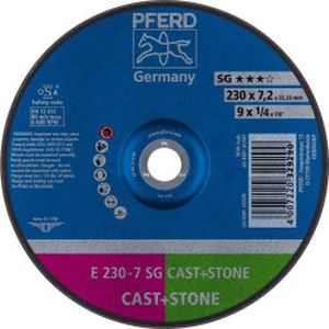 Šlifavimo diskas PFERD E230-7 SG Cast+Iron