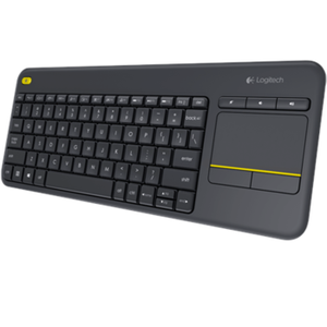 LOGITECH K400 Plus Wireless Touch Keyboard black (US)