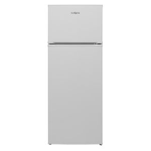 Šaldytuvas Goddess GODRDD0144GW8AE, Refrigerator, E, Free standing, Double door, Height 144 cm, Net fridge 171 L, Net freezer 42 L, White