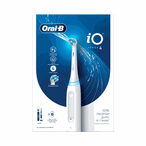 ORAL B elektrinis dantų šepetėlis iO 4 QUITE WHITE