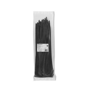 QOLTEC 52233 Reusable Self locking cable tie 7.2x350mm Nylon UV Black