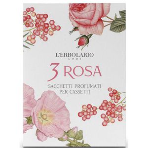L'Erbolario 3 Rosa Rožių aromato kvapnus vokas, 1 vnt.