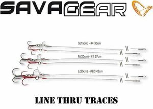 Pavadėlis Savage Gear 4D Line Thru Trout Trace 30 cm