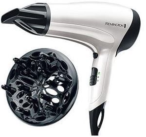 Remington Hair Dryer D3015  2000 W, Number of temperature settings 3, Ionic function, White/Black