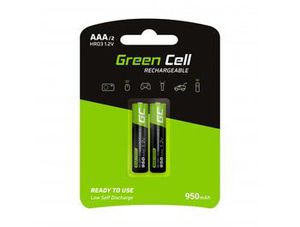 GREENCELL GR07 2x Batteries AAA HR03 950mAh