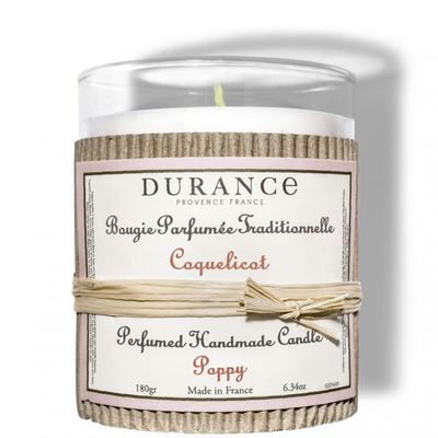 Durance Perfumed Handmade Candle Poppy Rankų darbo kvapni žvakė, 180g