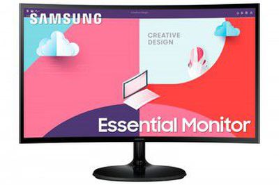 LCD Monitor|SAMSUNG|S24C360EAUX|24"|Curved|Panel VA|1920x1080|16:9|60Hz|Matte|4 ms|Tilt|Colour Black|LS24C360EAUXEN