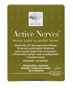 Maisto papildas NEW NORDIC Active Nerves tabletės N60
