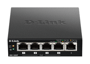Komutatorius (Switch) D-Link DGS-1005P Unmanaged