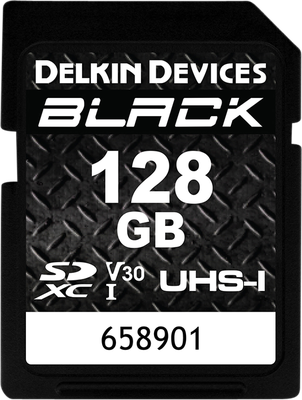 DELKIN SD BLACK RUGGED UHS-I (V30) R90/W90 128GB