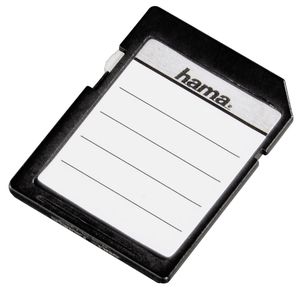 Hama Memory Card Labels 18 pieces, black/white 95916