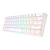 Royal Kludge RK61 TKL Keyboard | 60%, Hot-swap, Red Switches, US, White