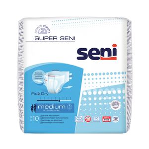 SENI SUPER Premium sauskelnės, M dydis N10