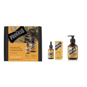 Proraso Duo Pack Wood &amp; Spice Beard Oil &amp; Shampoo Barzdos priežiūros rinkinys, 1vnt
