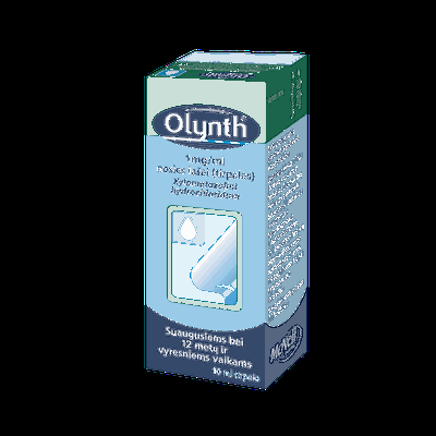 Olynth 1 mg/ml nosies lašai 10 ml