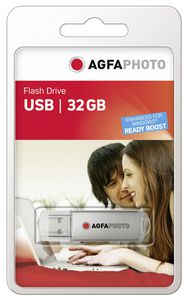 AgfaPhoto USB 2.0 32GB silver USB atminties laikmena