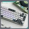 Royal Kludge RH81 White Wireless Mechanical Keyboard | 75%, Hot-swap, RGB, Blue Switches, US